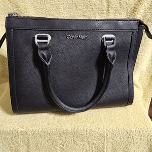 Calvin Klein Mercy Saffiano Black Women's Bag